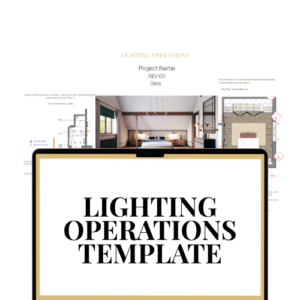 Lighting Operations Template
